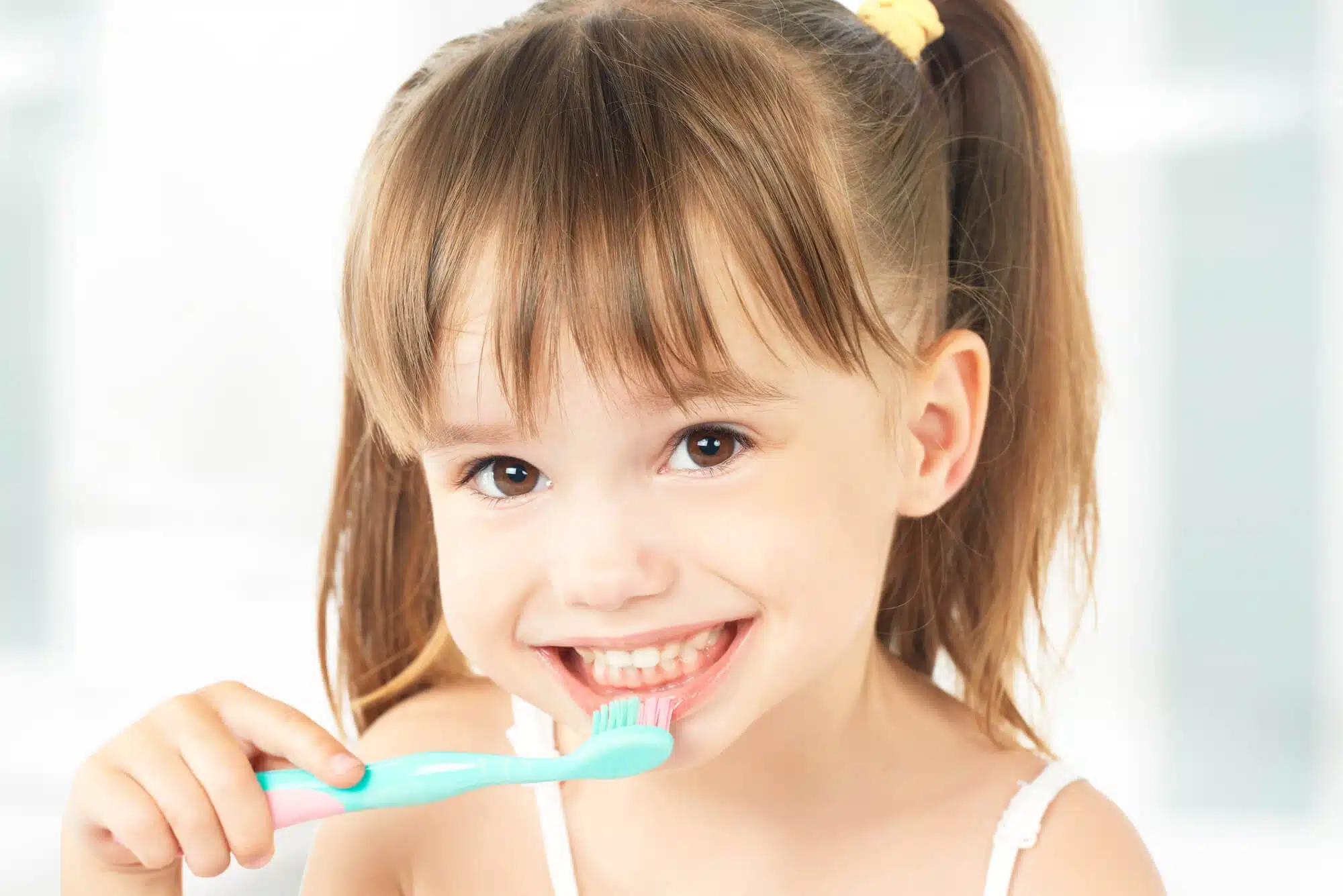 brushing before heading to My Family Dental in Novi
