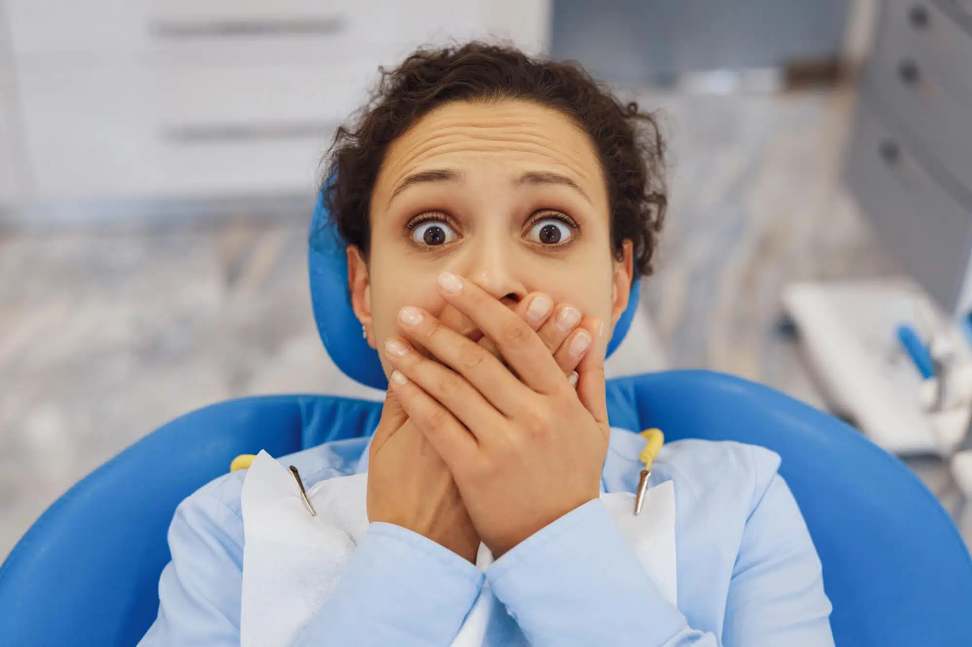 nervous patient at the Novi Dentist