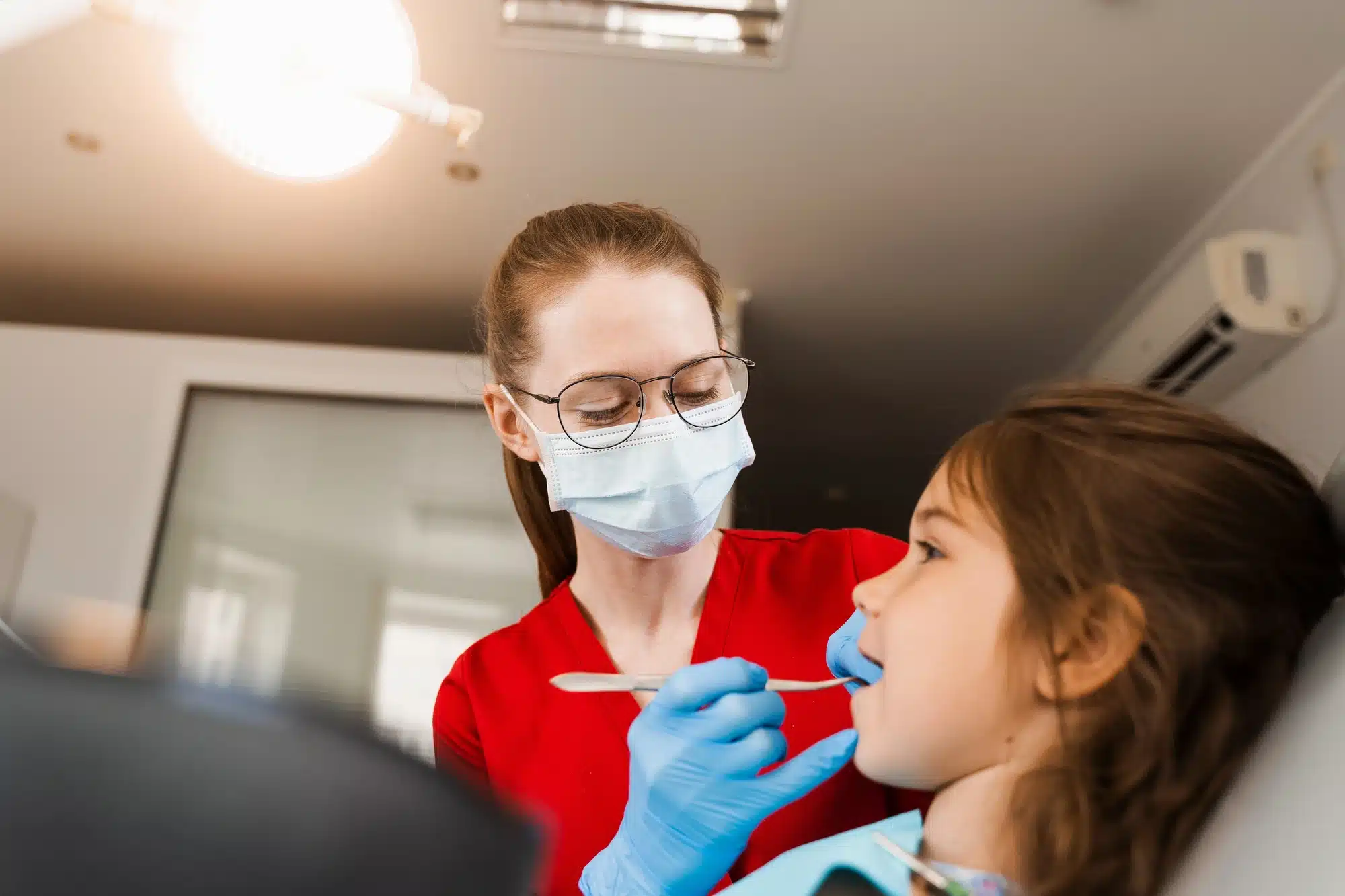 kid patient at the emergency dentist in Novi, MI